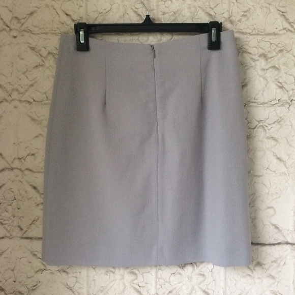 (MISSING) Reiss Powder Blue Murano Lightweight Wool Skirt - Picture 3 of 8